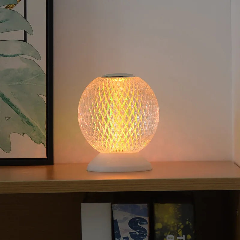 CrystalWave - Lampada moderna a cristalli wireless
