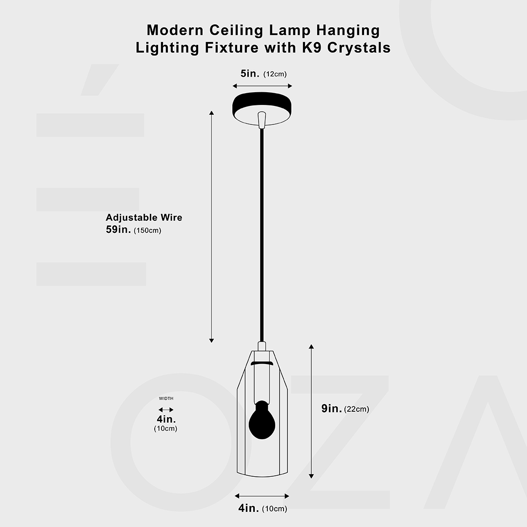Lampada a sospensione Kristallen