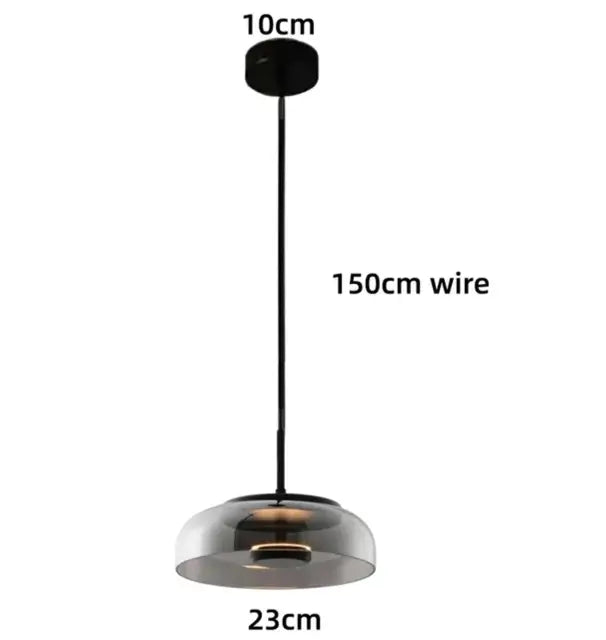 NovaGlow - Hedendaagse Glazen Hanglamp
