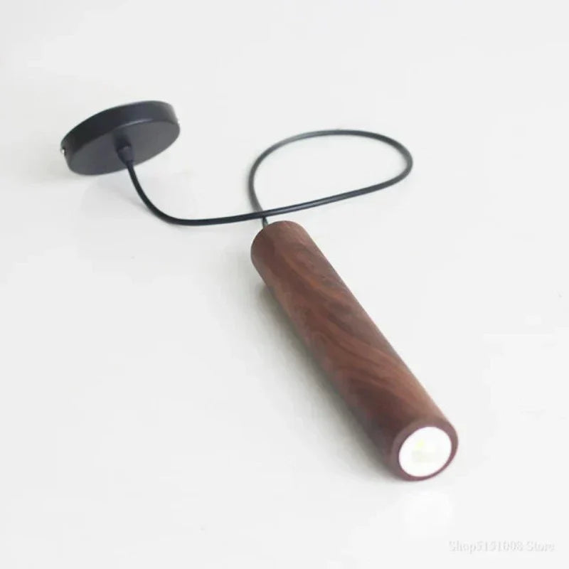 PureWood - Lampada a sospensione in legno minimalista per soggiorno e camera da letto