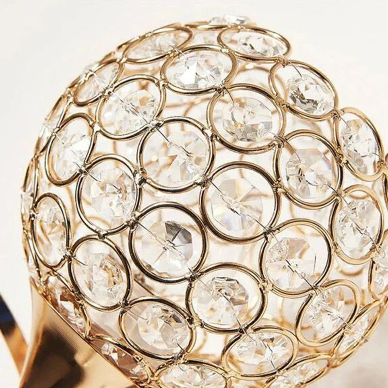 CrystalLuxe - Elegant Crystal Wall Lamp with LED Lighting – Glamorous Wall Lighting