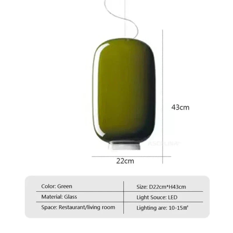 GlasGlamour - Eleganti lampade a sospensione in vetro