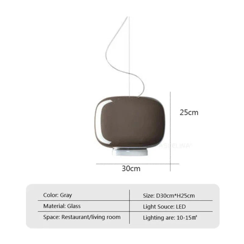 GlasGlamour - Eleganti lampade a sospensione in vetro