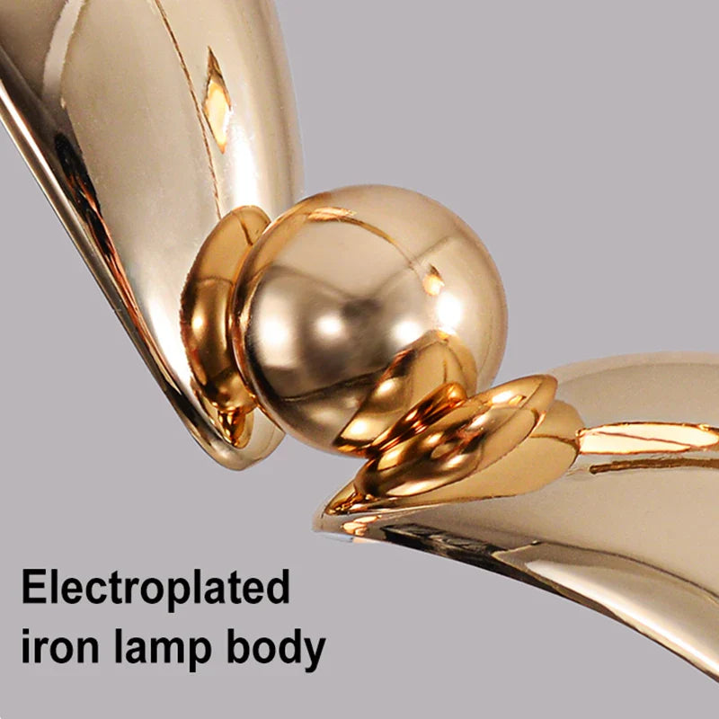 GoldenHorizon – Elegant wall lamp in the shape of a seagull