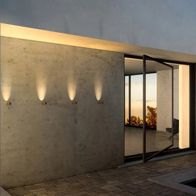 LumiEdge - Moderne LED Wandlamp voor Buiten, Weerbestendig & Dimbaar