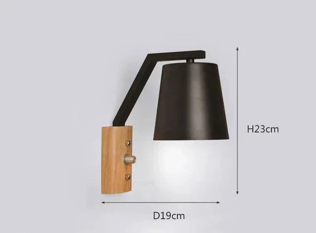 WoodFlex - Modern Wooden Wall Lamp with Swiveling Arm