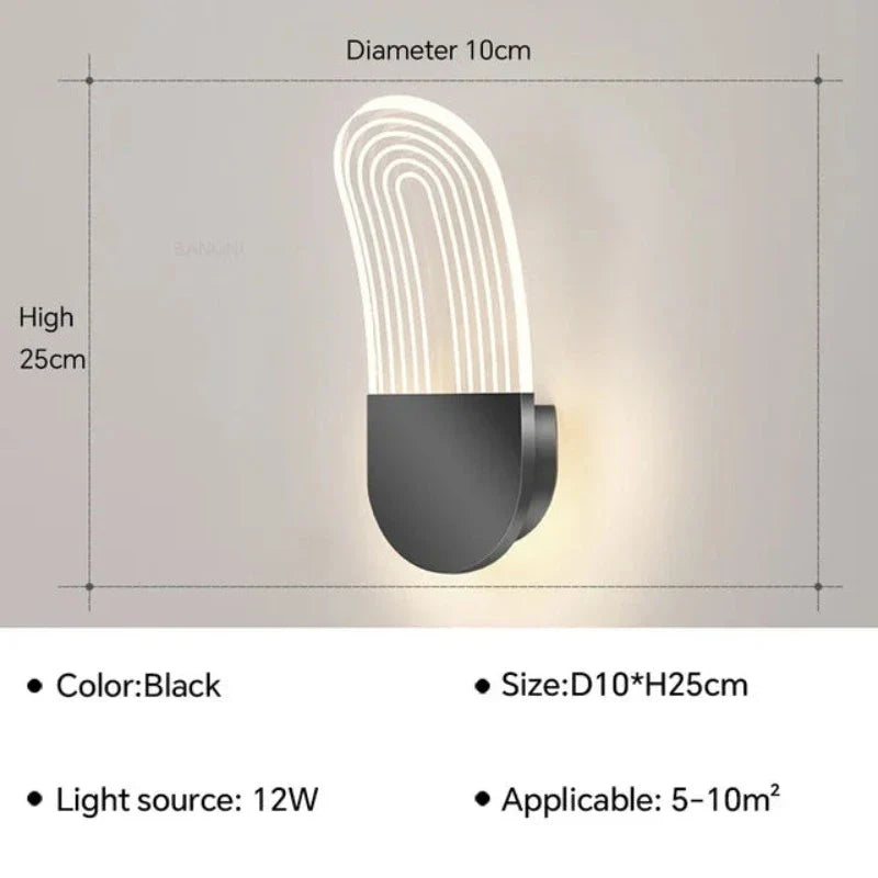StylishLumina - Candeeiro de Parede LED Moderno | Iluminação Elegante para Qualquer Interior