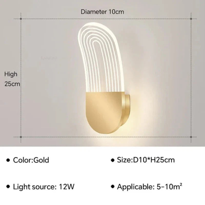 StylishLumina - Candeeiro de Parede LED Moderno | Iluminação Elegante para Qualquer Interior