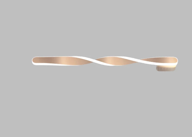 CurveLux - Modern LED Wall Lamp in Curved Design Dimmable Lighting