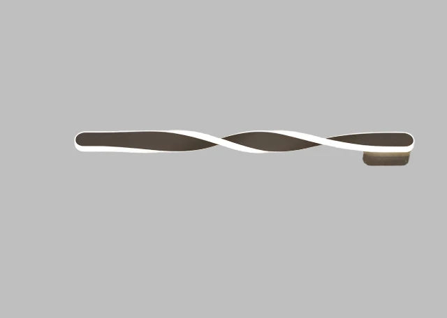CurveLux - Modern LED Wall Lamp in Curved Design Dimmable Lighting