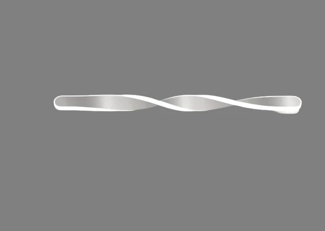 CurveLux - Modern LED Wall Lamp in Curved Design Dimmable Lighting