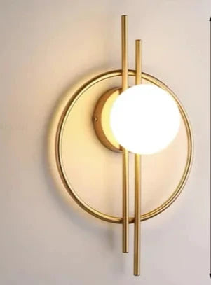 GlobeGlow - Modern LED Wall Lamp with Glass Globe Stylish Lighting