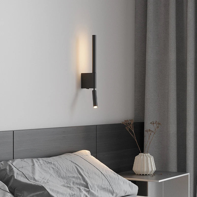 Monocromático - Lámpara de pared en blanco y negro
