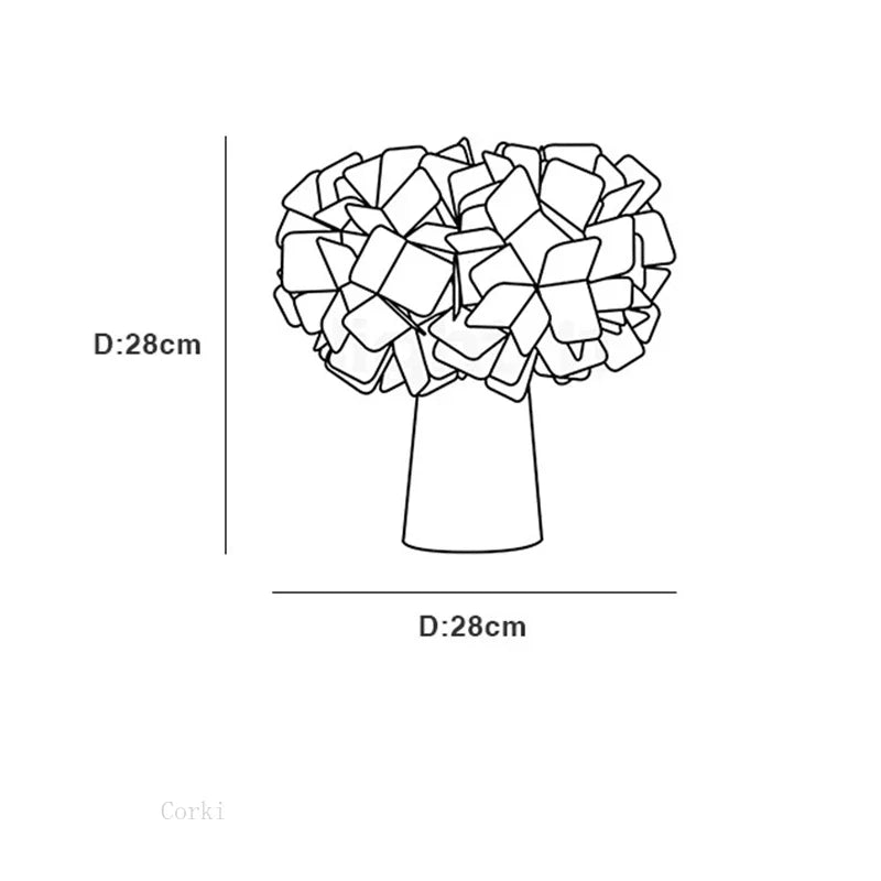 LumiBloom – Decorative LED Table Lamp with Unique Design