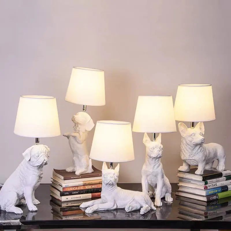 LumiDog – Playful LED Table Lamp in Puppy Design, Perfect for Living Room, Bedroom, and Children's Room