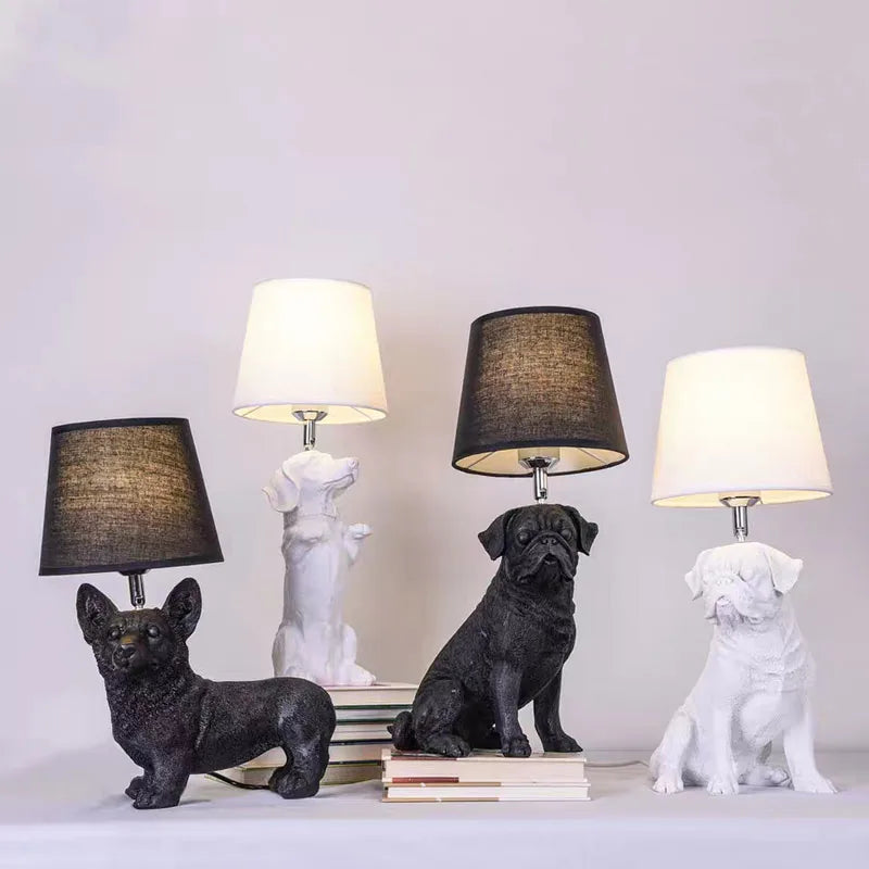 LumiDog – Playful LED Table Lamp in Puppy Design, Perfect for Living Room, Bedroom, and Children's Room