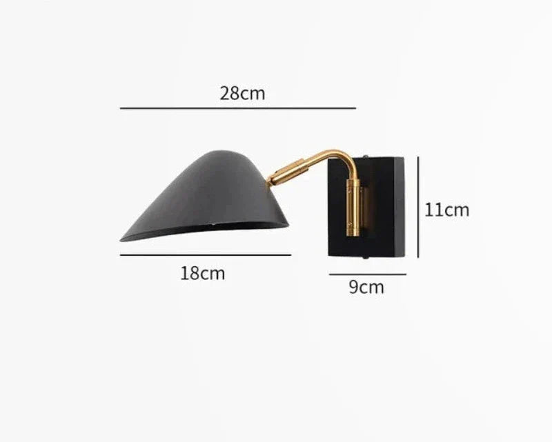 FlexGlow - Rotatable Wall Lamp with Long Arm and LED Lighting