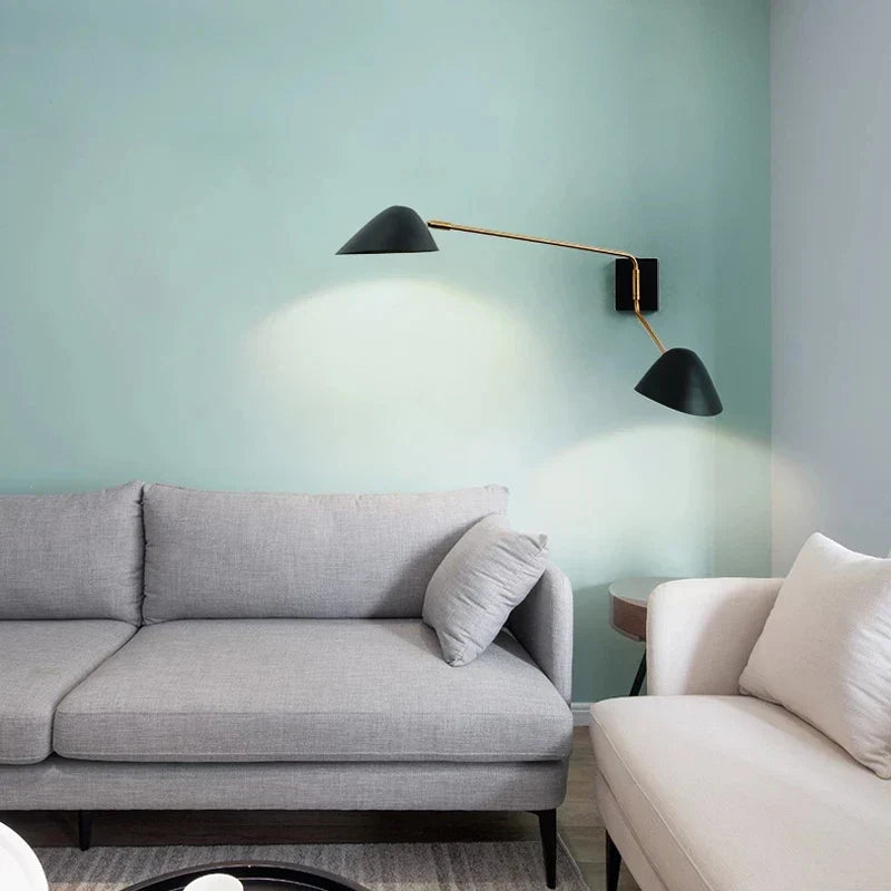 FlexGlow - Rotatable Wall Lamp with Long Arm and LED Lighting