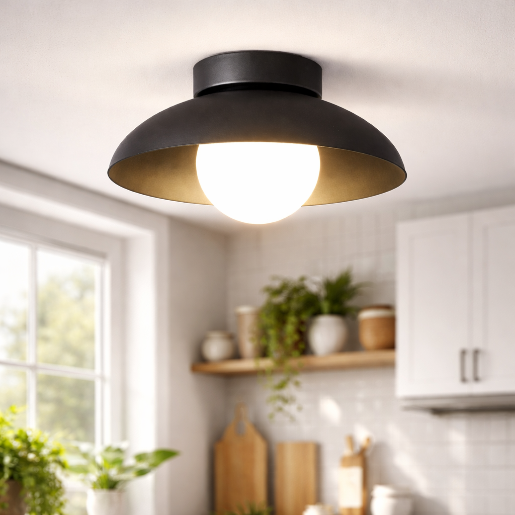 Plafondlamp Zwart Modern Nordic LED Keuken Hal