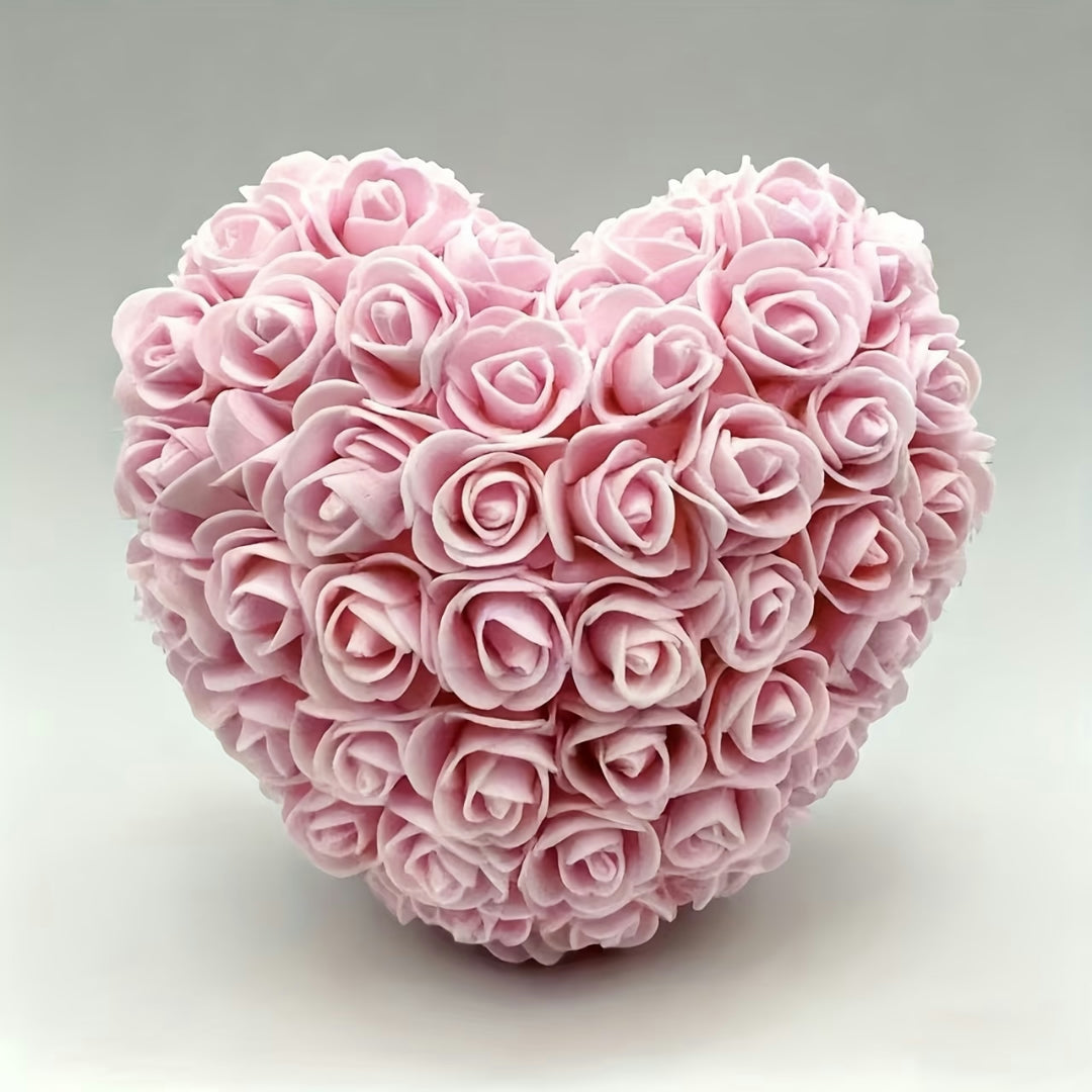 Moedeerdag Cadeau Kunstbloemen Rozen Boeket Hartvorm Decoratie - Image 6