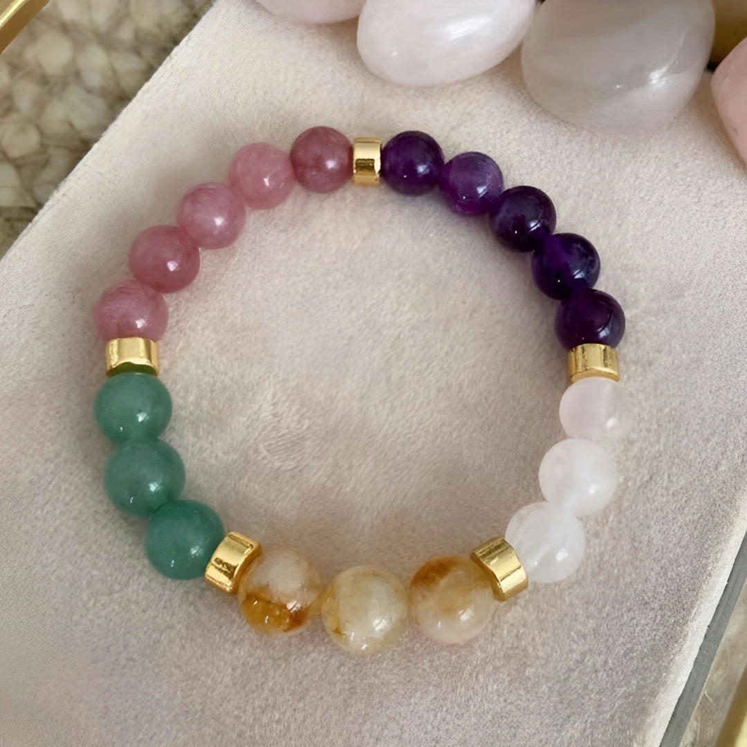Moederdag Cadeau Armband Dames Kralen Verstelbaar Geluks Bedel
