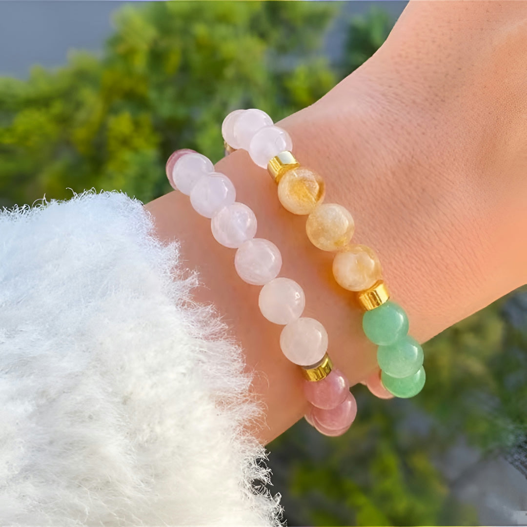 Moederdag Cadeau Armband Dames Kralen Verstelbaar Geluks Bedel - Image 2