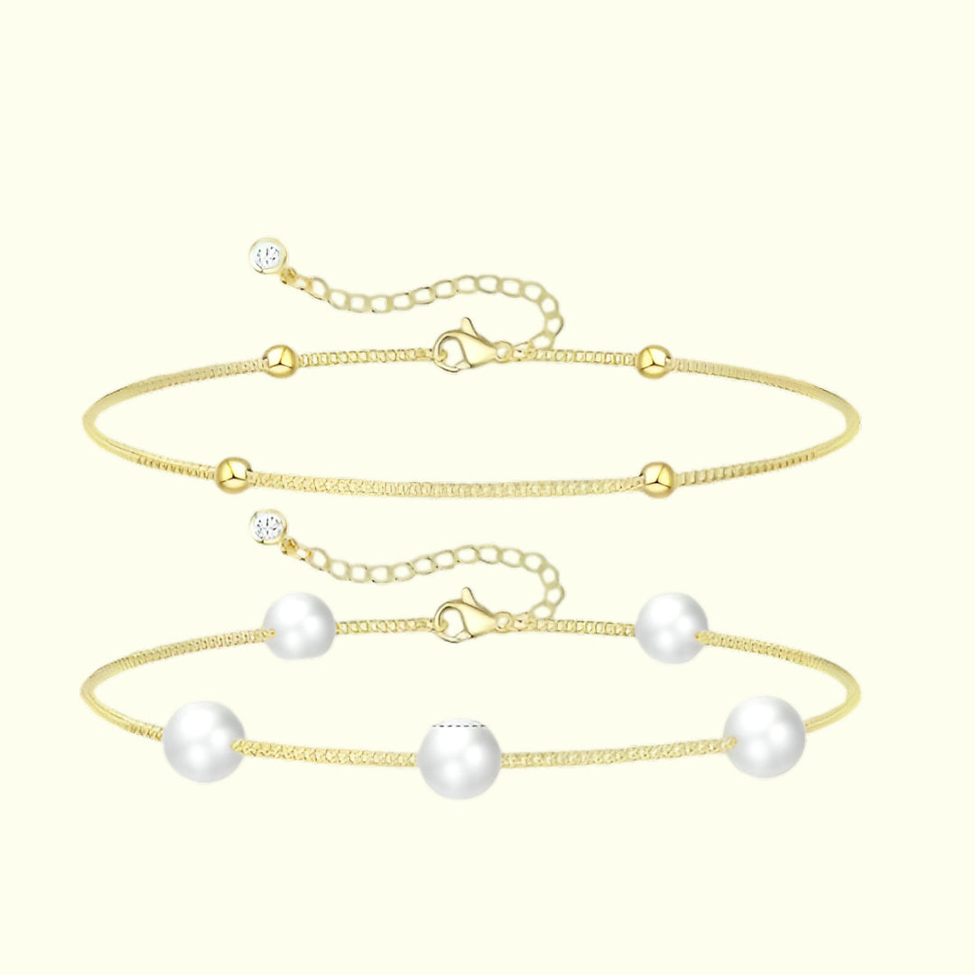 Moederdag Cadeau Armband Dames Set Verstelbaar Dubbele Schakel - Image 2