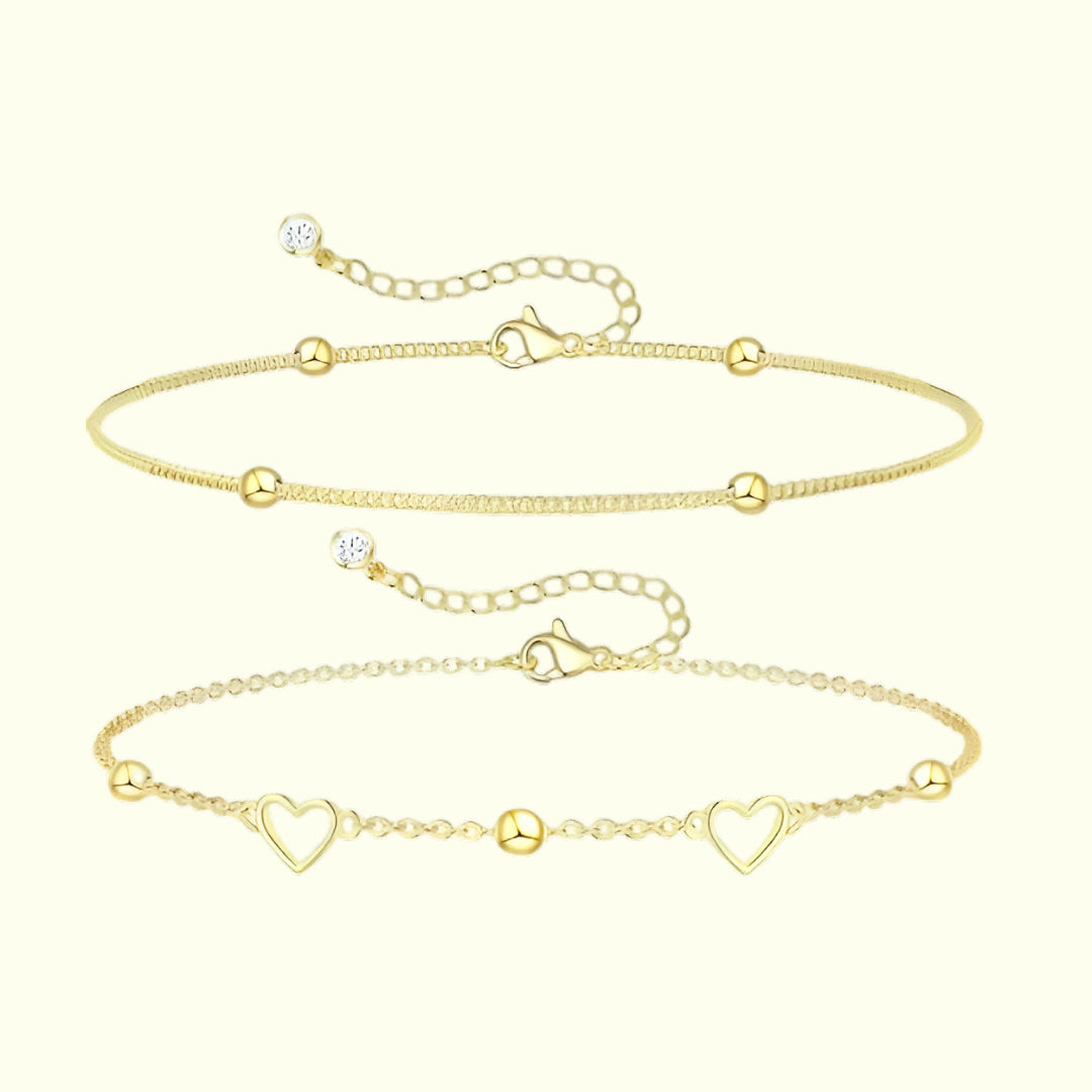 Moederdag Cadeau Armband Dames Set Verstelbaar Dubbele Schakel - Image 3