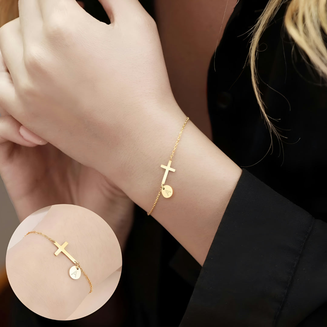 Moederdag Cadeau Armband Dames Kruis Verstelbaar RVS Sieraad - Image 5