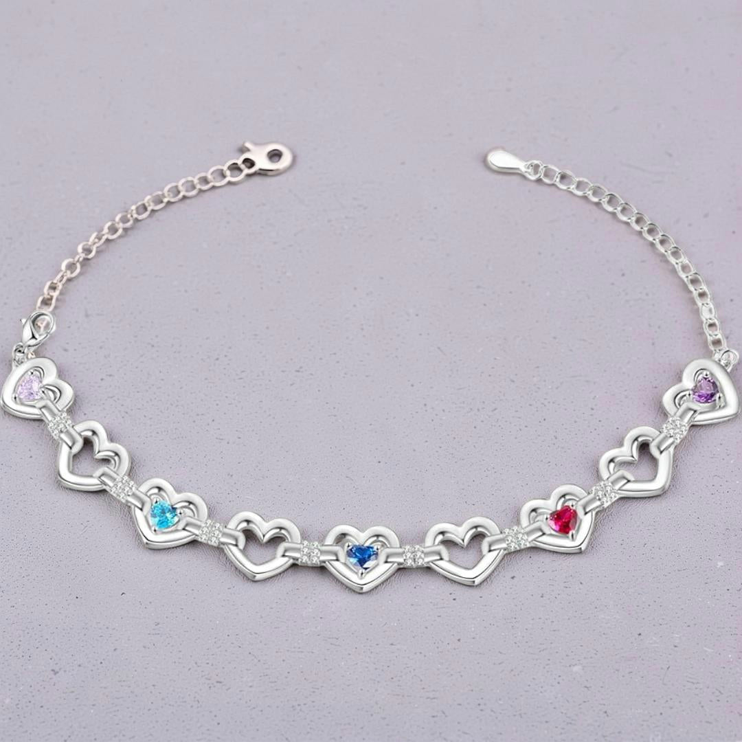 Moederdag Cadeau Armband Geboortesteen Sieraad Gepersonaliseerd - Image 17