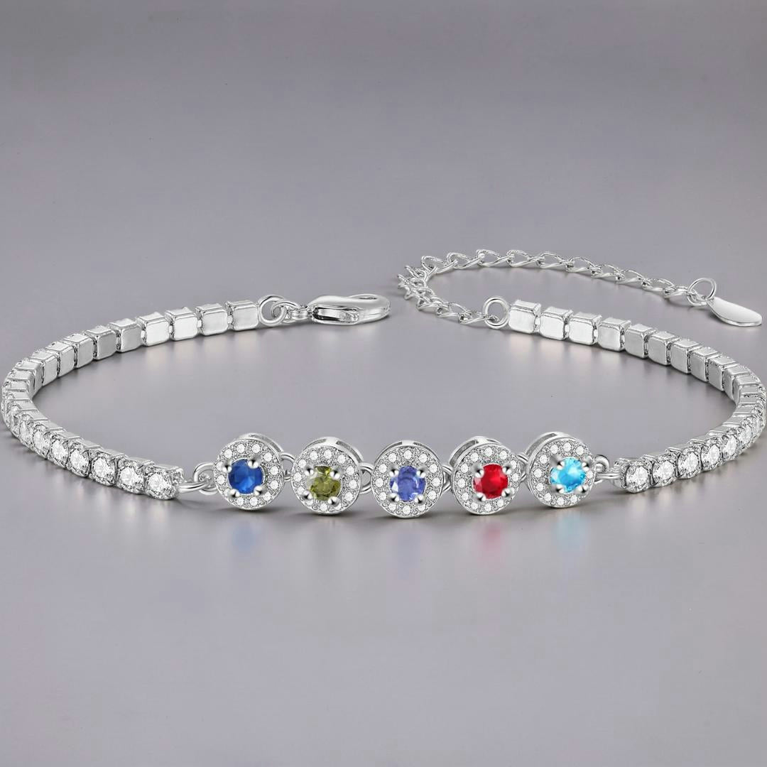 Moederdag Cadeau Armband Geboortesteen Sieraad Gepersonaliseerd - Image 19