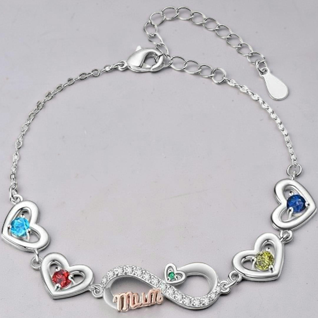 Moederdag Cadeau Armband Geboortesteen Sieraad Gepersonaliseerd - Image 20