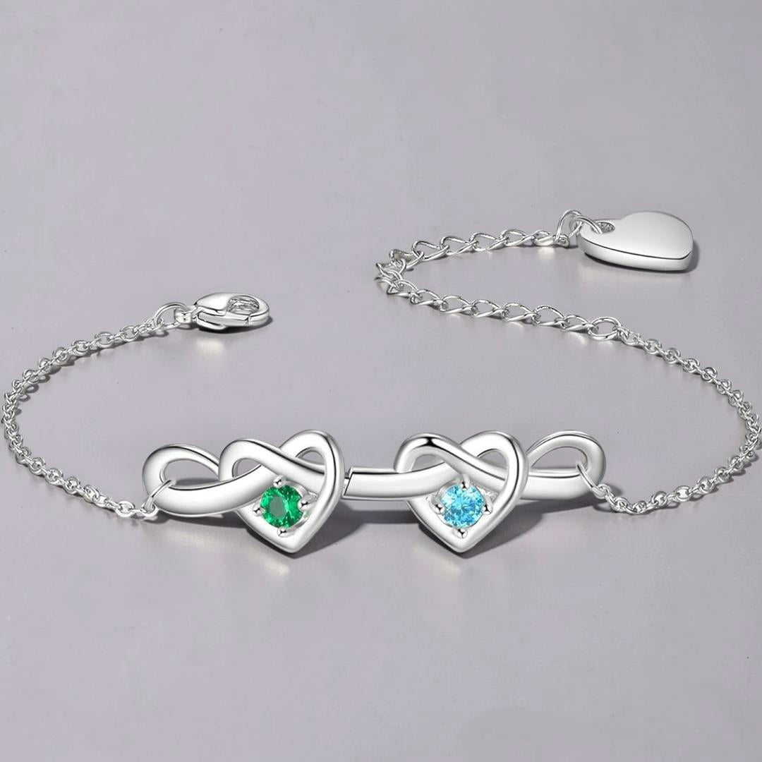 Moederdag Cadeau Armband Geboortesteen Sieraad Gepersonaliseerd - Image 3