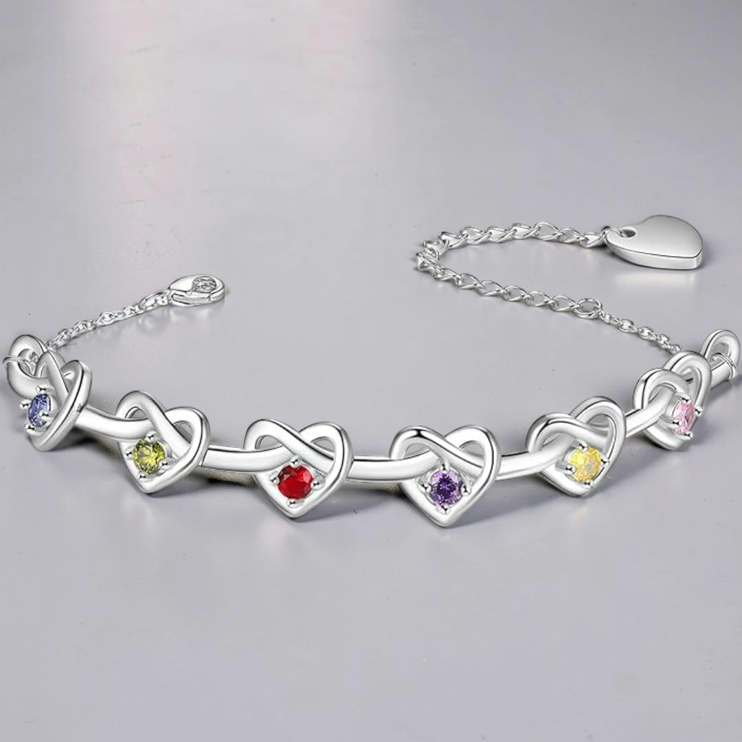 Moederdag Cadeau Armband Geboortesteen Sieraad Gepersonaliseerd - Image 21
