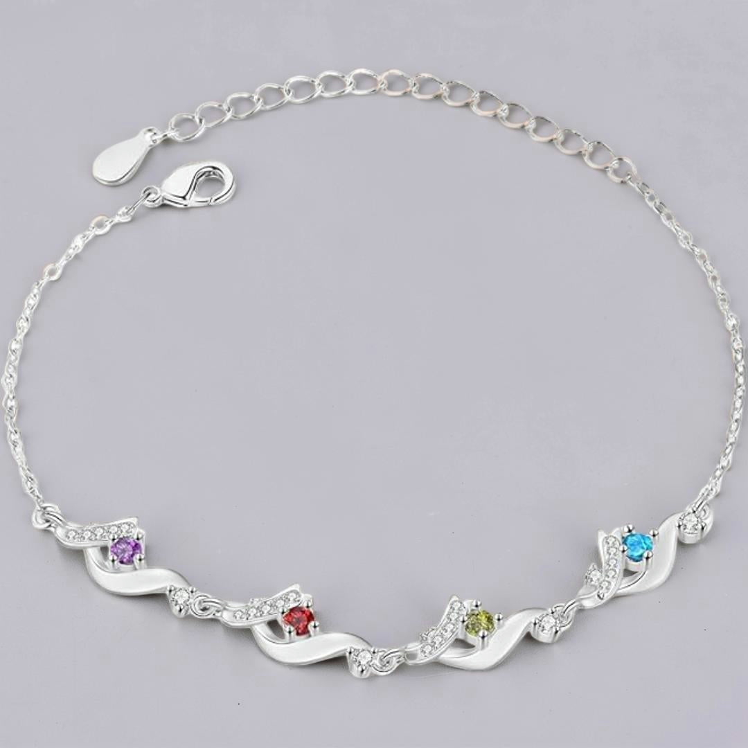 Moederdag Cadeau Armband Geboortesteen Sieraad Gepersonaliseerd - Image 23