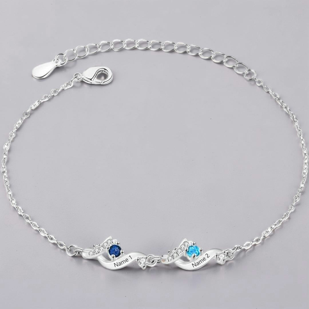 Moederdag Cadeau Armband Geboortesteen Sieraad Gepersonaliseerd - Image 5
