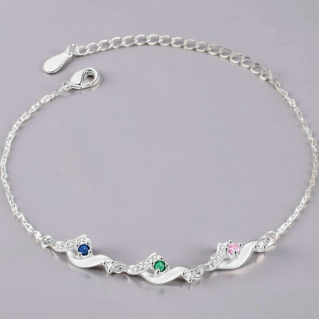 Moederdag Cadeau Armband Geboortesteen Sieraad Gepersonaliseerd - Image 10