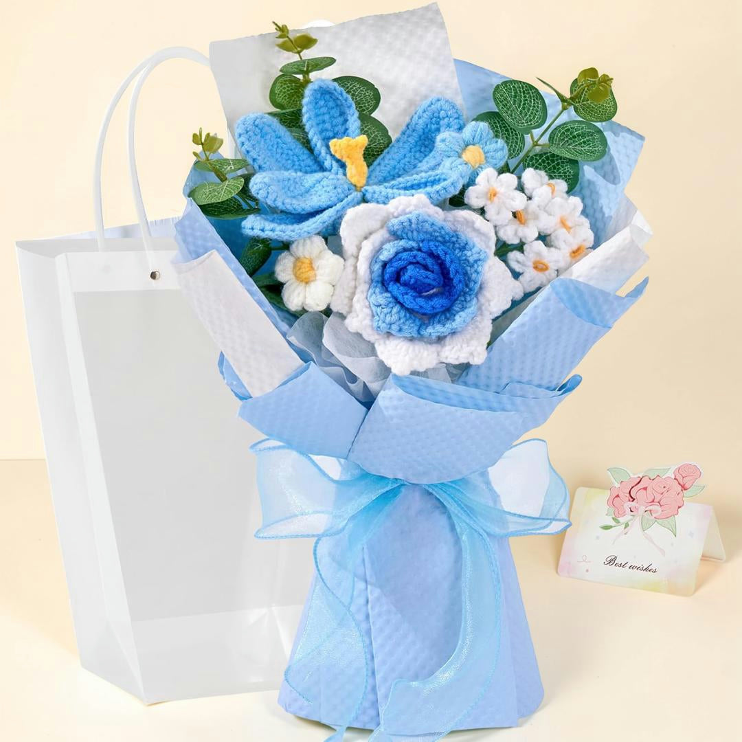 Moederdag Cadeau Bloemen Boeket Gehaakt Handgemaakt Geschenk