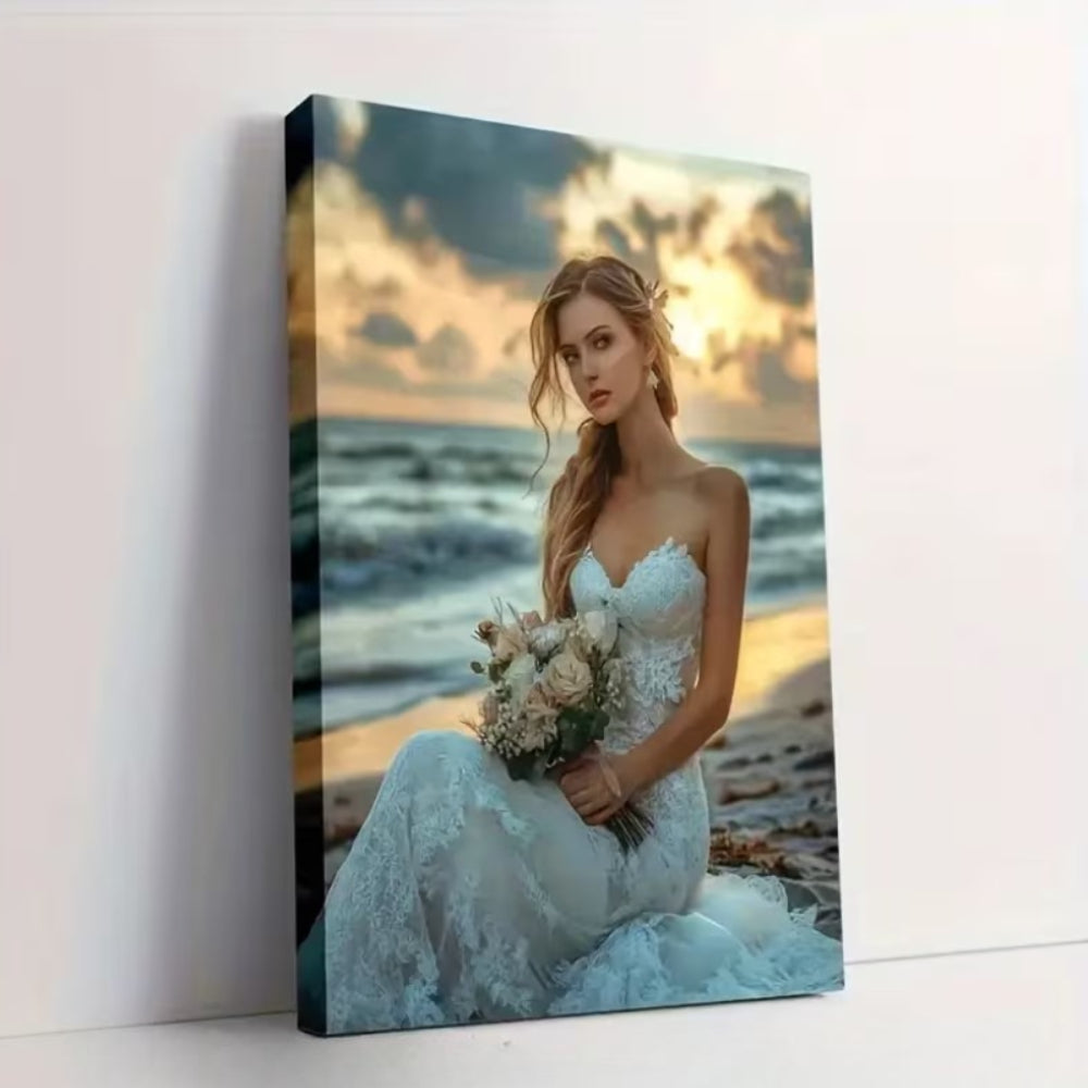 Moederdag Cadeau Fotolijst Canvas Gepersonaliseerd Foto Muur Decoratie