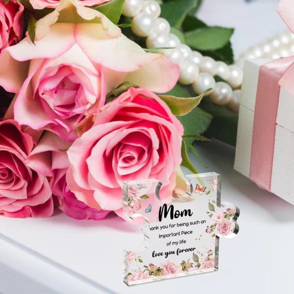 Mother's Day Gift Photo Frame Decoration Personalized Text Plaque