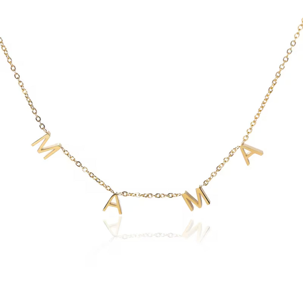 Moederdag Cadeau Ketting Dames Mama Letters Hanger