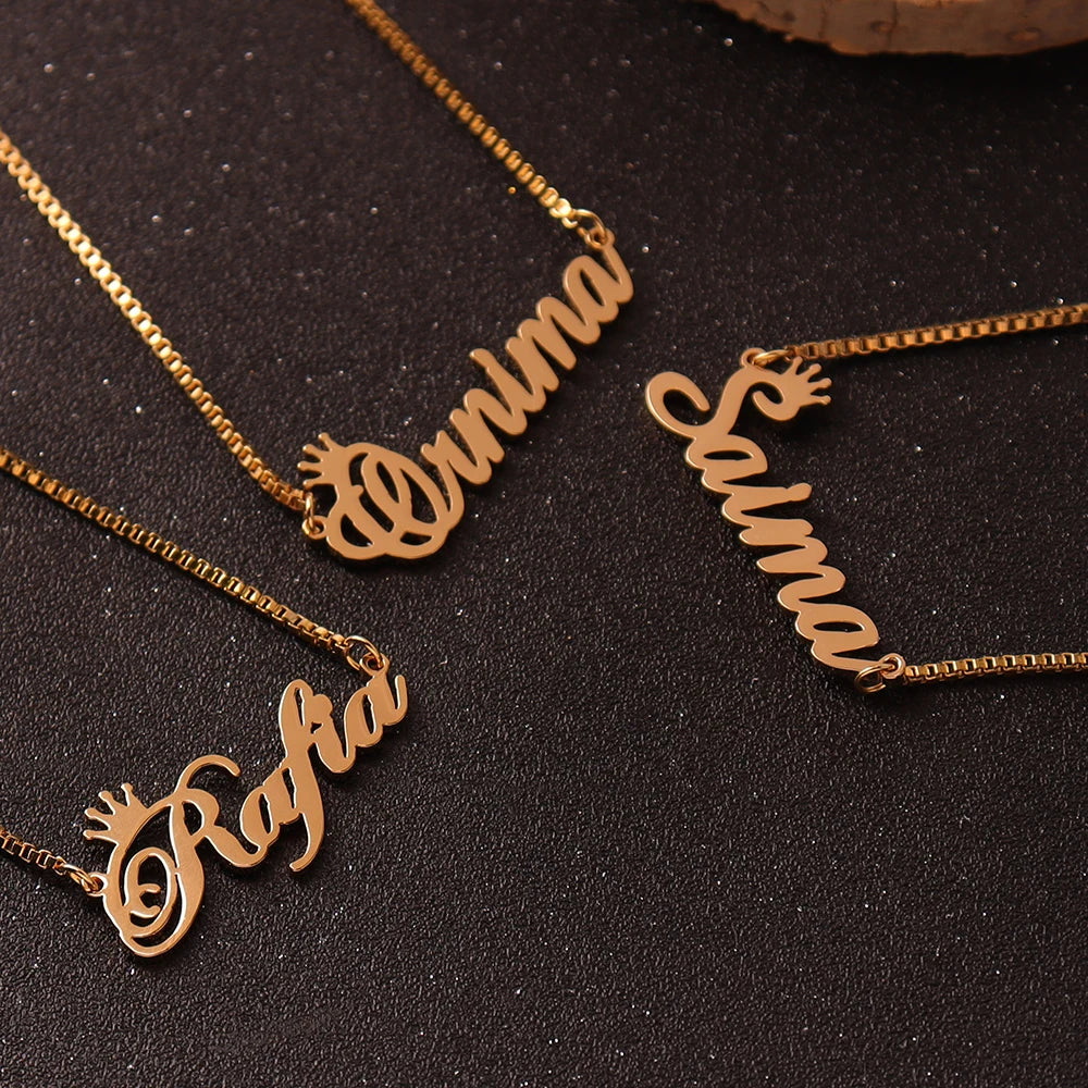 Collana Regalo Festa della Mamma Donna Ciondolo Nome Piedini