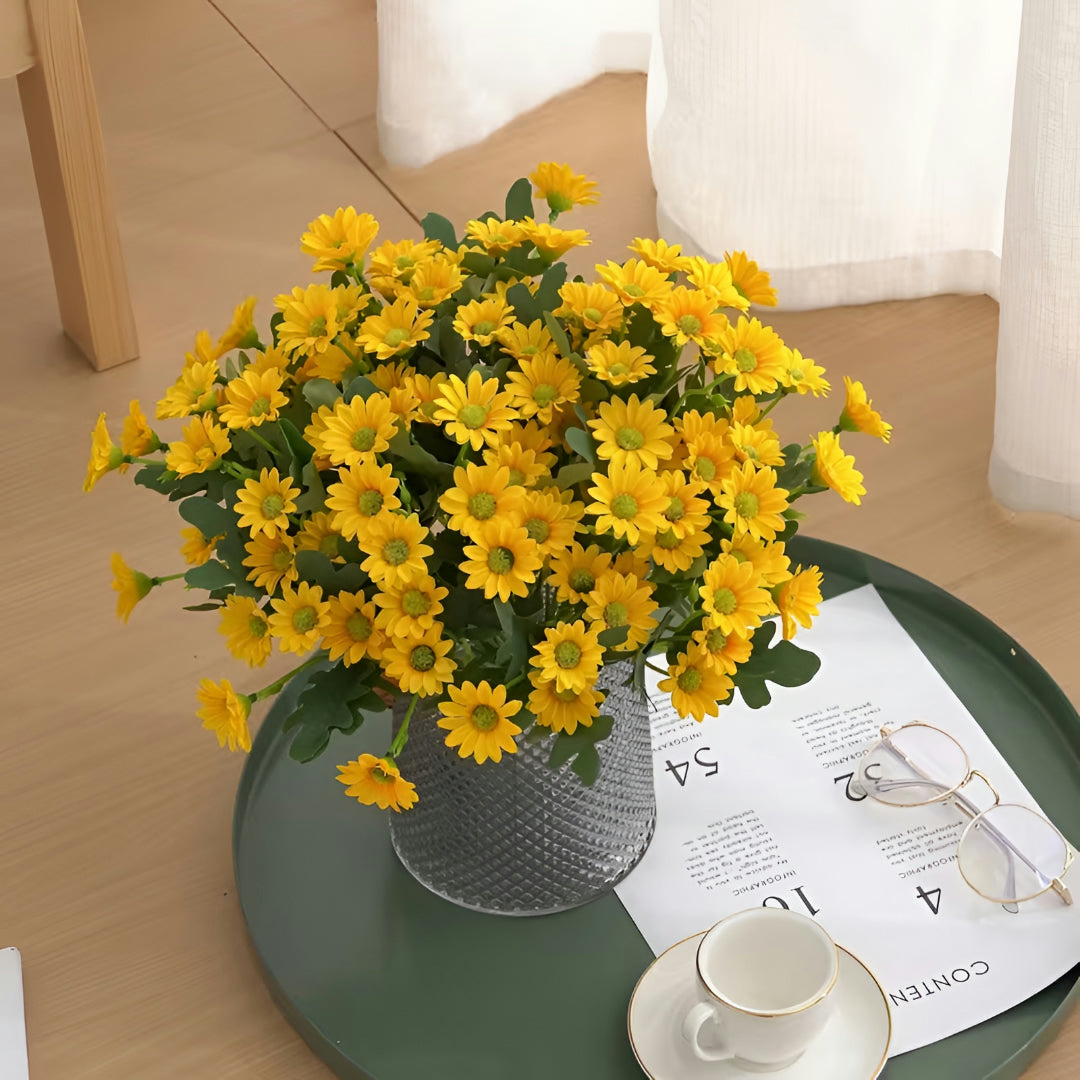 Mother's Day Gift Artificial Flower Bouquet Daisy Table Decoration