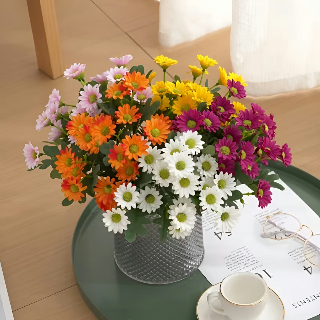 Moederdag Cadeau Kunstbloemen Boeket Margriet Tafel Decoratie