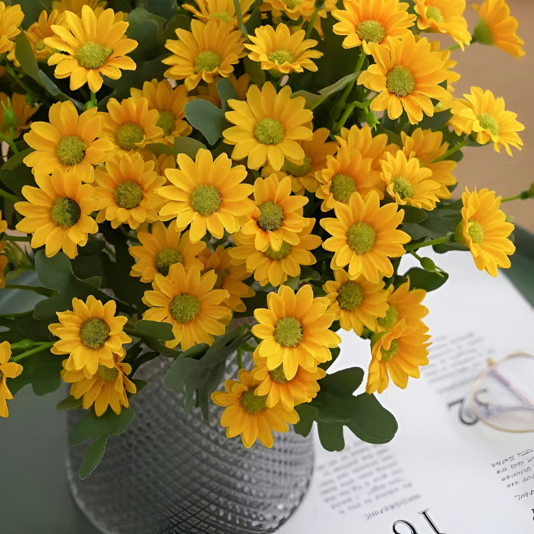 Mother's Day Gift Artificial Flower Bouquet Daisy Table Decoration