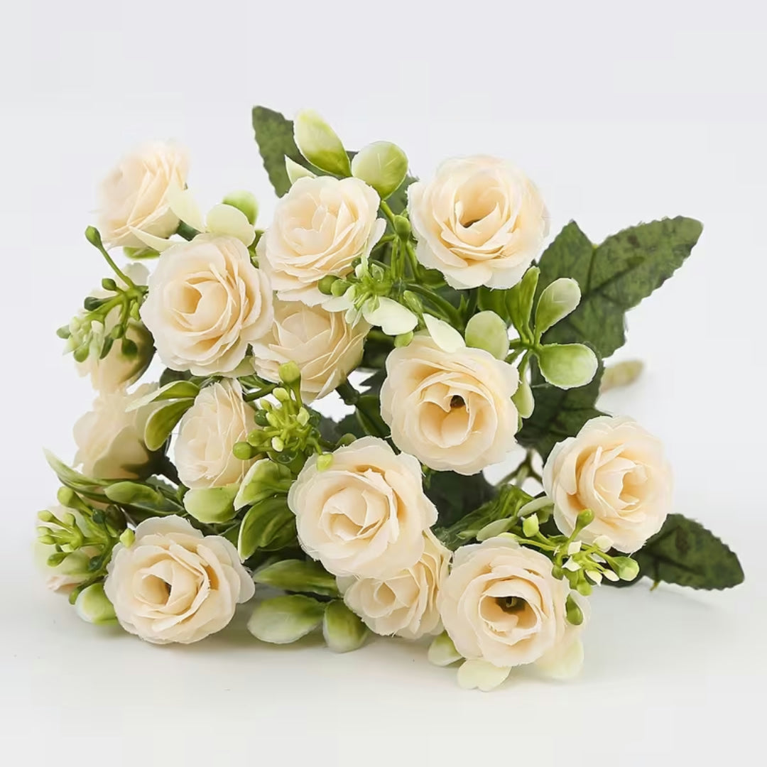 Regalo para el Día de la Madre Ramo de Rosas de Flores Artificiales Decoración de Mesa
