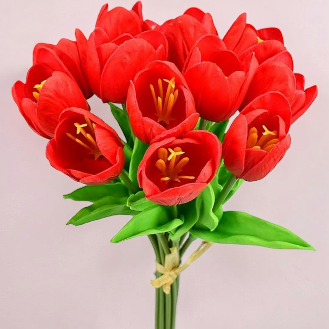 Regalo Festa della Mamma Mazzo di Tulipani Arte Decorazione da Tavolo