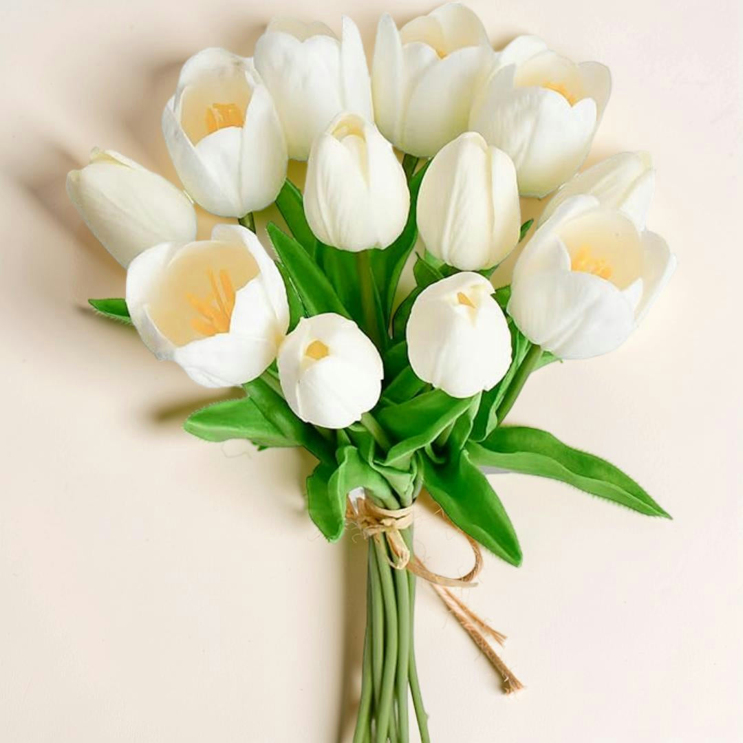 Regalo Festa della Mamma Mazzo di Tulipani Arte Decorazione da Tavolo
