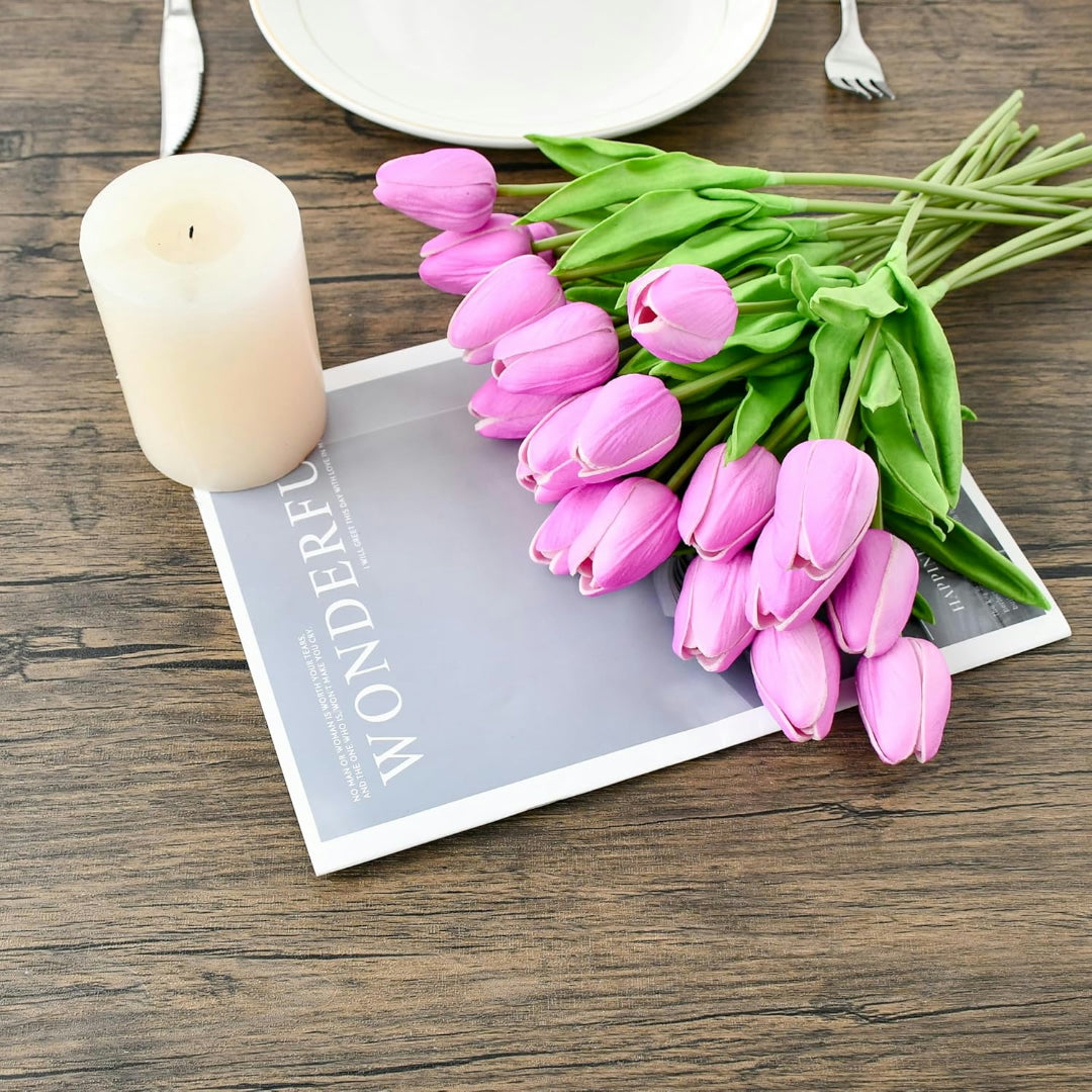 Regalo Festa della Mamma Mazzo di Tulipani Arte Decorazione da Tavolo