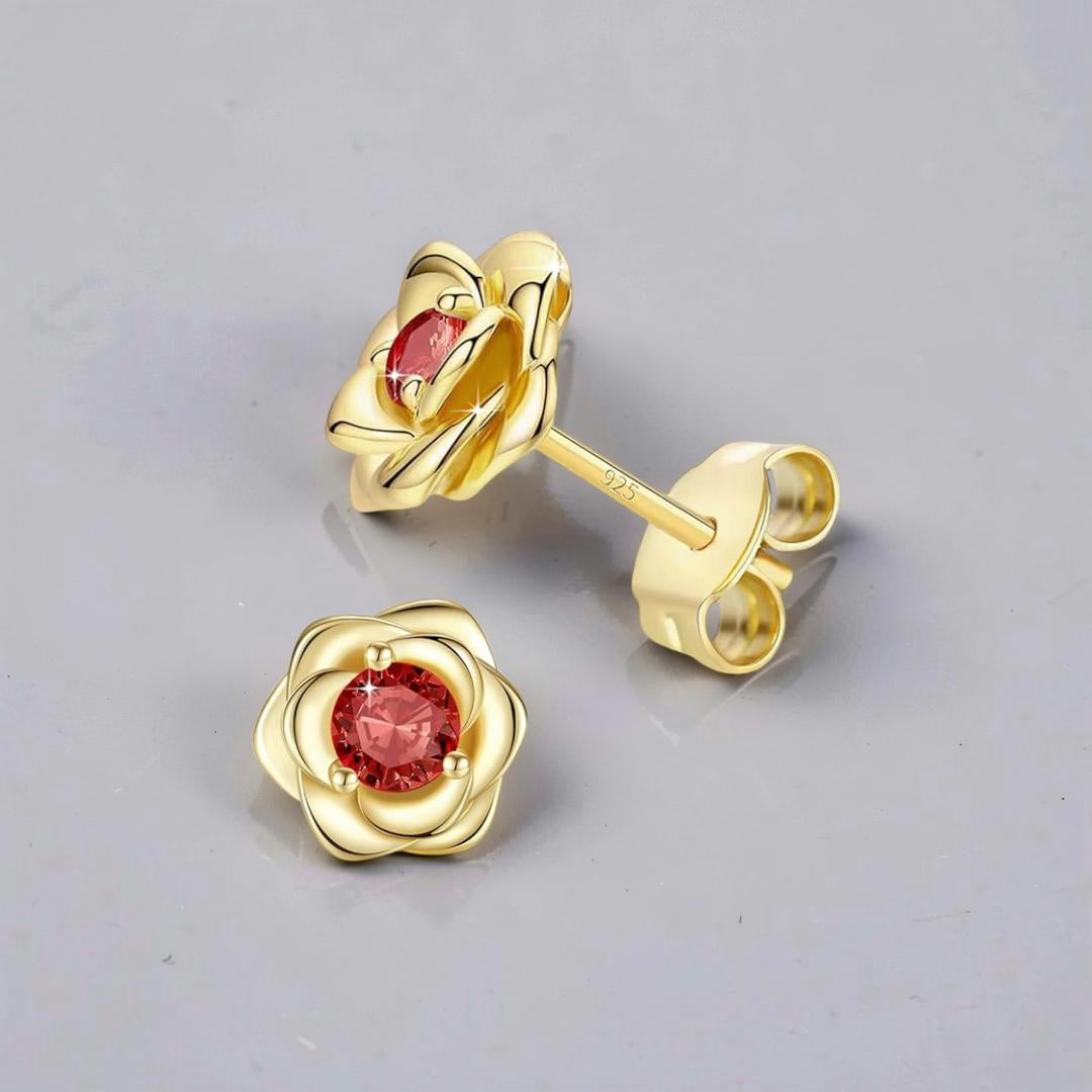 Moederdag Cadeau Oorbellen Dames Bloem Stekeroorbellen - Image 2